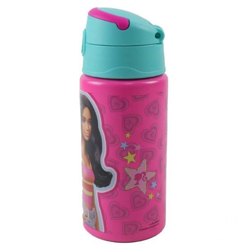 Barbie Love alumínium kulacs akasztóval 500 ml, J-GIM57120248
