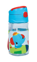 Fisher-Price Animals műanyag kulacs akasztóval 350 ml, J-GIM57162204