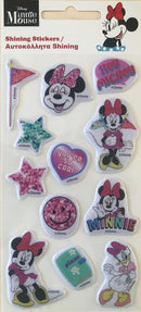 Disney Minnie Smiles csillogó pufi szivacs matrica szett, J-GIM77314233B