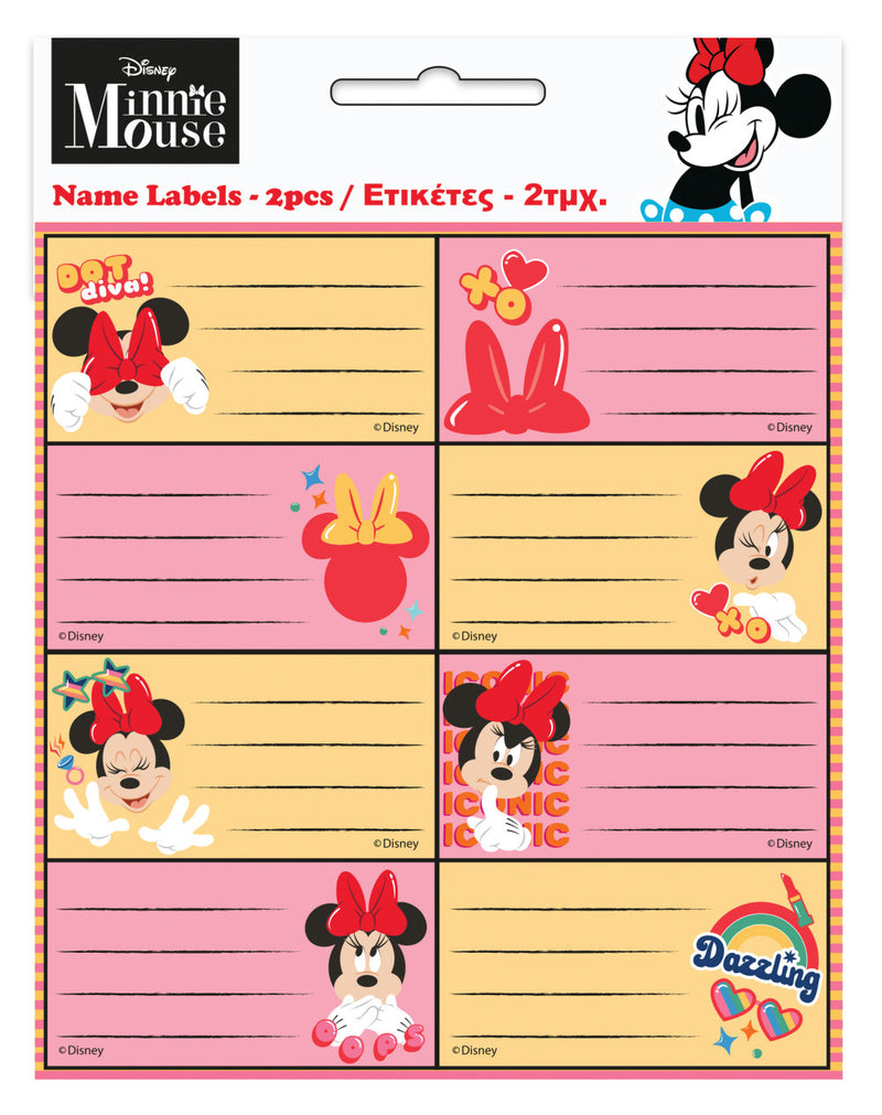 Disney Minnie Wink füzetcímke 16 db-os, J-GIM77314346