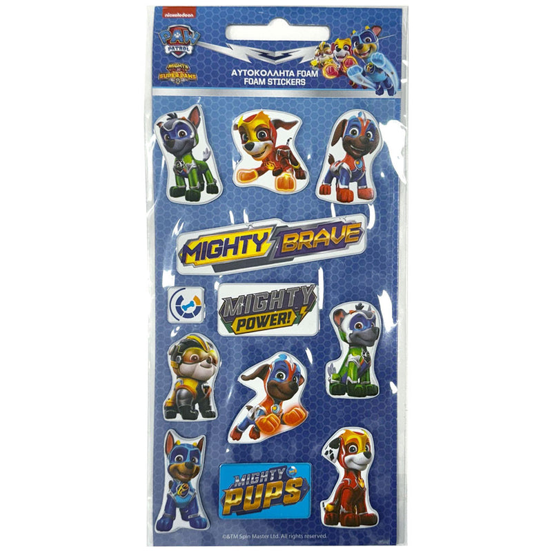 Mancs Őrjárat Knights pufi szivacs matrica szett, J-GIM77400538B