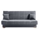 Kinyitható heverő, szürke, GINY