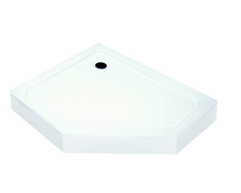 Glasgow 100 szögletes aszimmetrikus zuhanytálca, balos