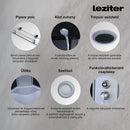 Mila hidromasszázs zuhanykabin fehér 90x90x215 cm