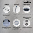 Lia hidromasszázs zuhanykabin balos beépítési oldallal