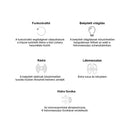 Lia hidromasszázs zuhanykabin balos beépítési oldallal