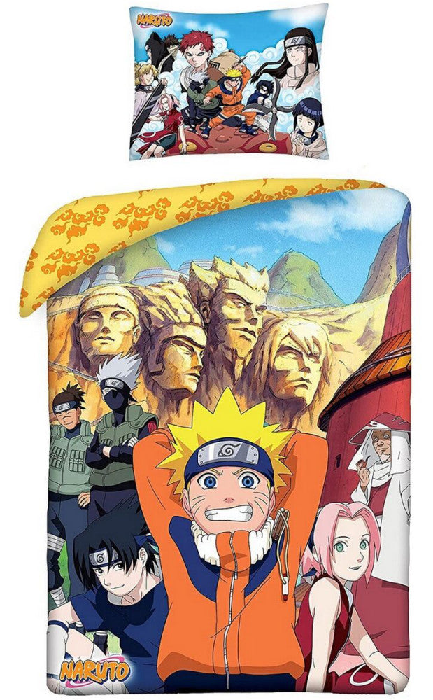 Naruto Konoha ágyneműhuzat 140×200cm, 70×90 cm, J-HAX606108