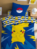 Pokémon Pika-Power ágyneműhuzat 140×200cm, 70×90 cm, J-HAX607501