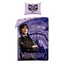 Wednesday Nevermore Academy ágyneműhuzat 140×200cm, 70×90 cm, J-HAX610198
