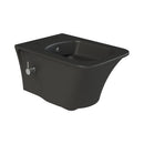 CeraStyle IBIZA fali WC - MATT FEKETE - BEÉPÍTETT bidé funkcióval - perem nélküli - 51 cm