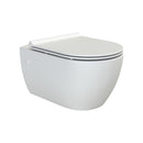 CeraStyle CITY fali WC - MATT FEHÉR - rimless - perem nélküli - rejtett rögzítésű - 53 cm