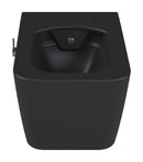 CeraStyle HERA fali WC - MATT FEKETE - BEÉPÍTETT bidé funkcióval - perem nélküli - 52 cm