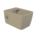CeraStyle HERA fali WC - MATT BÉZS - BEÉPÍTETT bidé funkcióval - perem nélküli - 52 cm