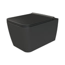 CeraStyle HERA fali WC - MATT FEKETE - rimless - perem nélküli - rejtett szerelésű - mély öblítés