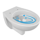 CeraStyle LILA fali WC - mély öblítés - Vortex örvény öblítéses