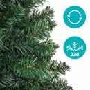 Nordmann műfenyő fém talppal, 4 méretben-210 cm