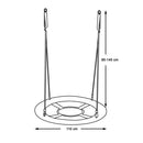 Fészekhinta-110 cm-es-kék-sátor nélkül