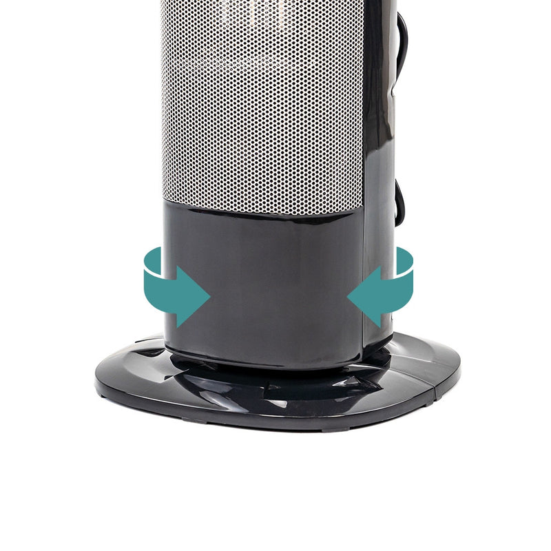 Therma elektromos hűtő fűtő oszlop ventilátor 1100W / 2000W fekete