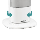 Alizee elektromos hűtő-fűtő oszlopventilátor 1000W / 2000W króm