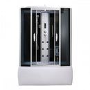 Emilia 150 Hidromasszázs Kádkabin elektronikával Black