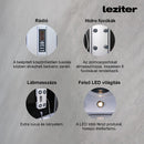 Emilia 150 Hidromasszázs Kádkabin elektronikával Black