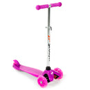 Háromkerekű világító roller, rózsaszín
