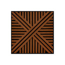 Akusztikus falpanel Deco VI dió hatású 60x60x1,8 cm