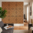 Akusztikus falpanel Deco VII bambusz hatású 60x60x1,8 cm