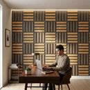 Akusztikus falpanel Deco X olajos tölgy hatású 60x60x1,8 cm