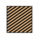 Akusztikus falpanel Deco III bambusz hatású 60x60x1,8 cm