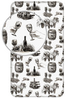 Bor Glass gumis lepedő 90x200 cm, J-JFK030264