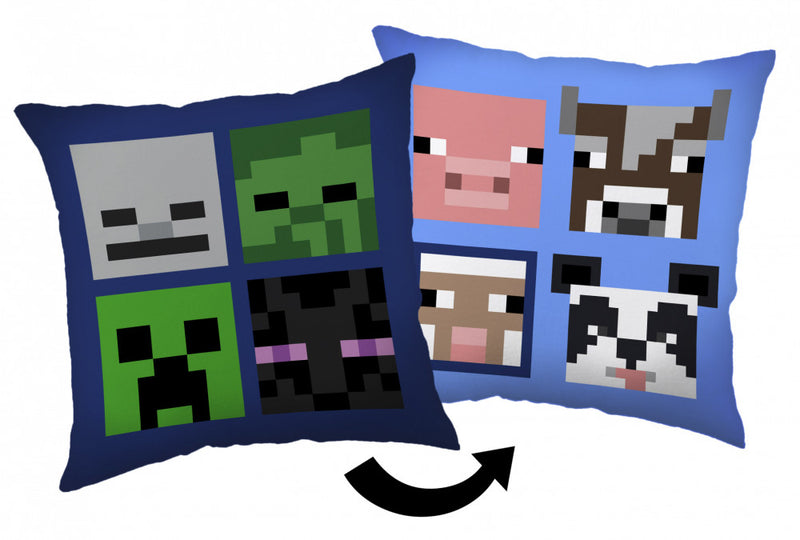 Minecraft Bad Mobs párna, díszpárna 40*40 cm, J-JFK032107