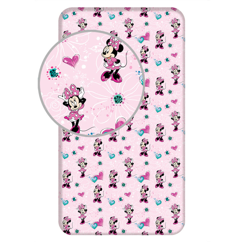 Disney Minnie Flowers gumis lepedő 90x200 cm, J-JFK033302
