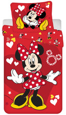 Disney Minnie Love & Stars ágyneműhuzat 140×200cm, 70×90 cm, J-JFK033418