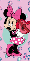 Disney Minnie Sweets fürdőlepedő, strand törölköző 70x140cm, J-JFK035283
