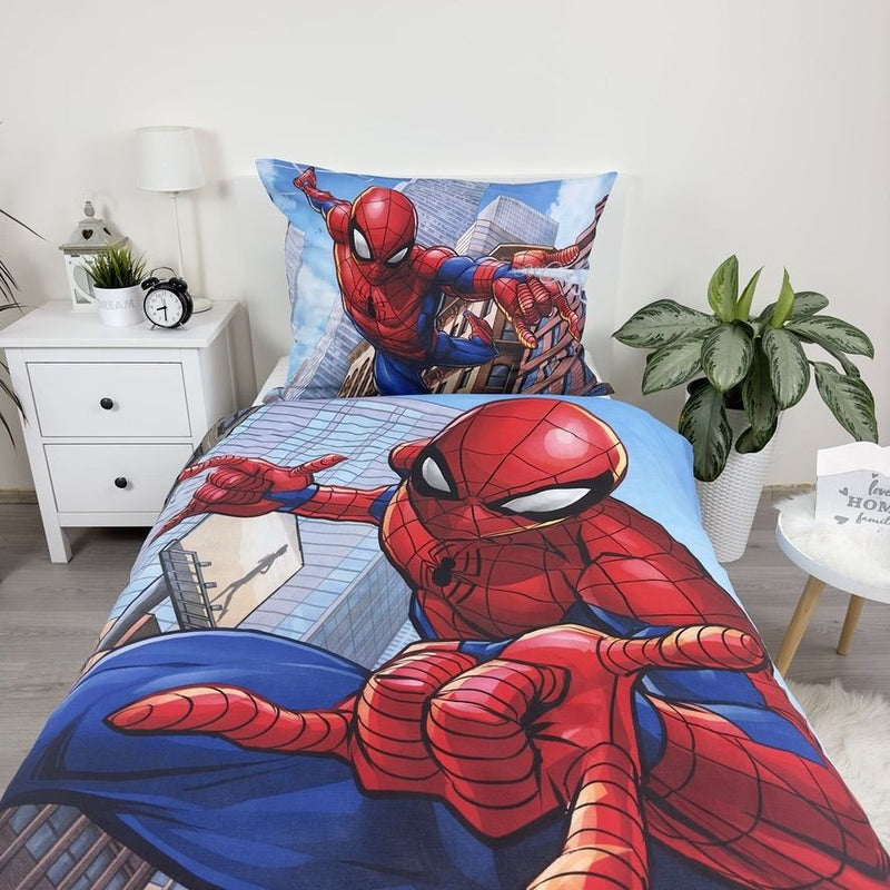 Pókember City Glider ágyneműhuzat 140×200cm, 70×90 cm, J-JFK036464