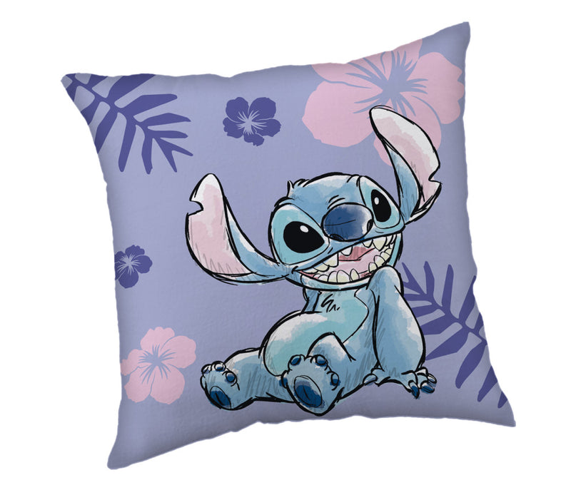 Disney Lilo és Stitch, A csillagkutya Ohana párnahuzat 40x40 cm Velúr, J-JFK036488