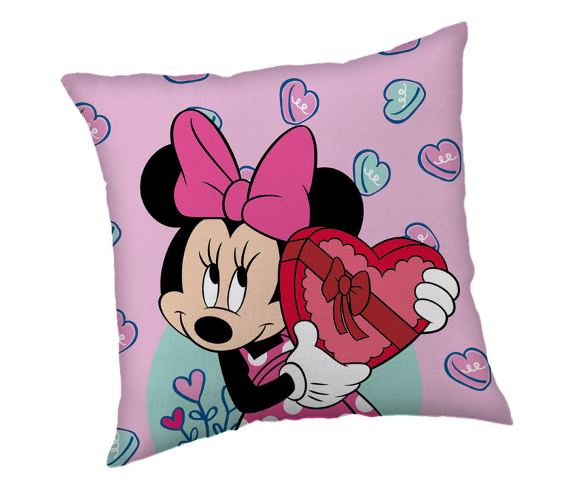 Disney Minnie Purple párnahuzat 40x40 cm Velúr, J-JFK036518