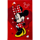 Disney Minnie Pretty in red kéztörlő, arctörlő, törölköző 30x50cm, J-JFK036679