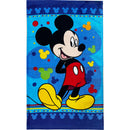 Disney Mickey Cheerful Pose kéztörlő, arctörlő, törölköző 30x50cm, J-JFK036686