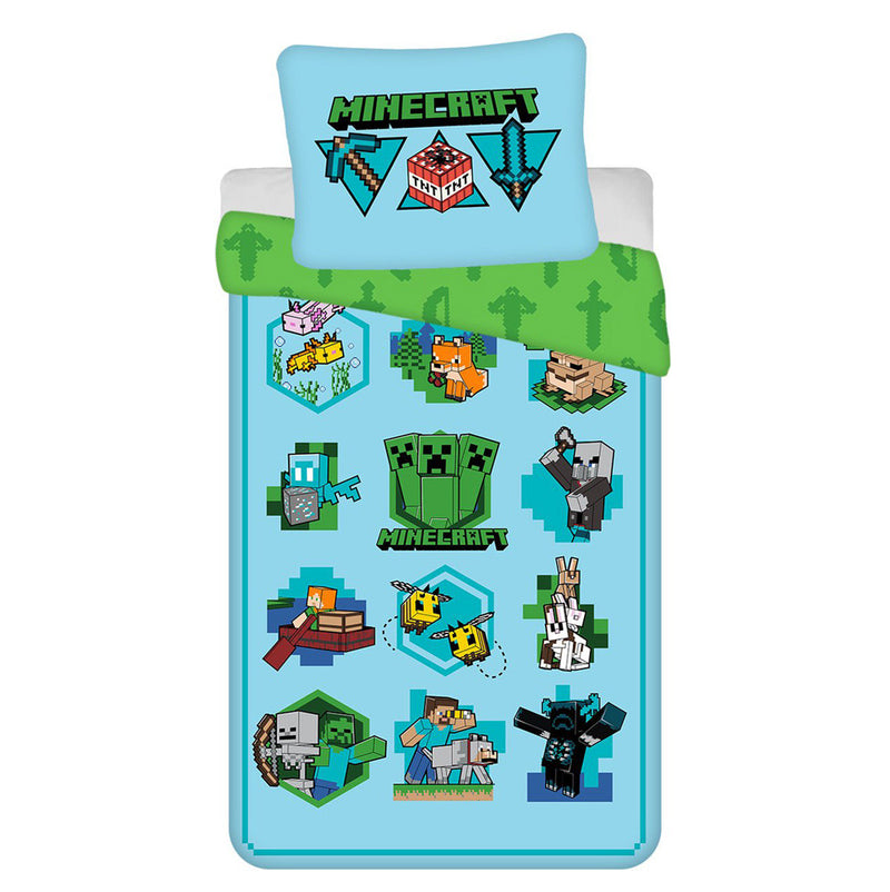 Minecraft Icons ágyneműhuzat 140×200cm, 70×90 cm, J-JFK036853