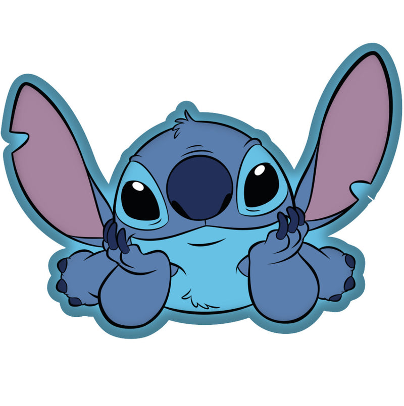 Disney Lilo és Stitch, A csillagkutya On The Belly formapárna, díszpárna 35 cm, J-JFK037232