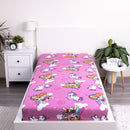 Mancs Őrjárat Unicorn Dreams gumis lepedő 90x200 cm, J-JFK037317