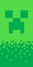 Minecraft fürdőlepedő, strand törölköző Digital Creeper 70*140cm, J-JFK103397