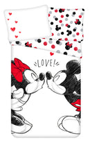 Disney Minnie and Mickey ágyneműhuzat 140×200cm, 70×90 cm, J-JFK960646