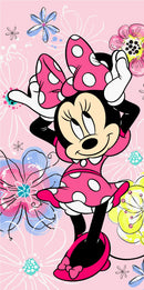 Disney Minnie Pink Bow fürdőlepedő, strand törölköző 70*140cm, J-JFK960776