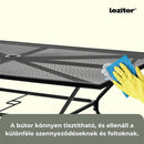 Melfi fém mesh kerti asztal 150x90x75 cm antracit