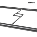 Melfi fém mesh kerti asztal 150x90x75 cm antracit