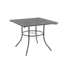 Melfi fém mesh kerti asztal 91,5x91,5x71 cm antracit