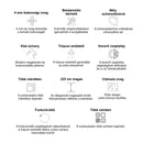 Karolino 90 white mélytálcás zuhanykabin